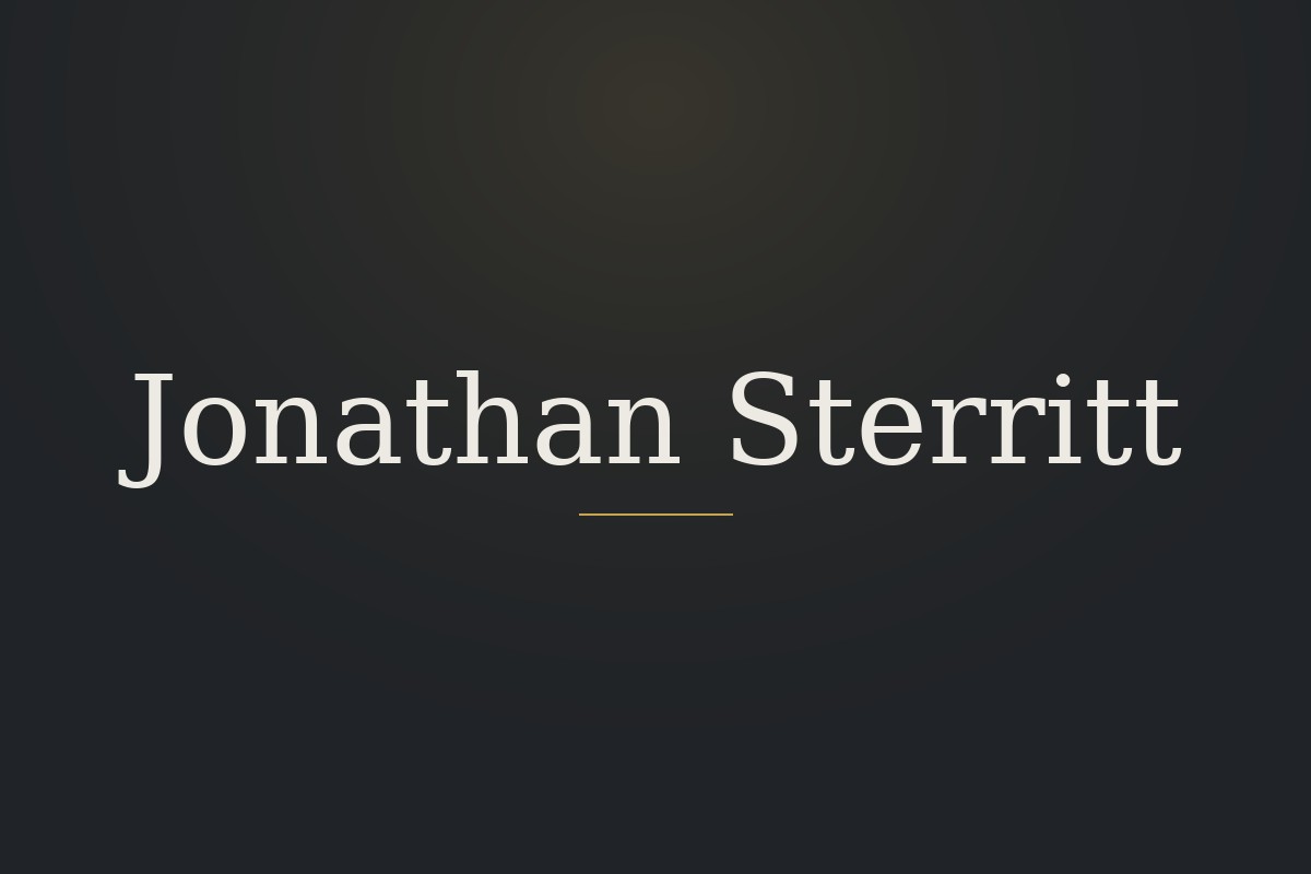 Jonathan Sterritt